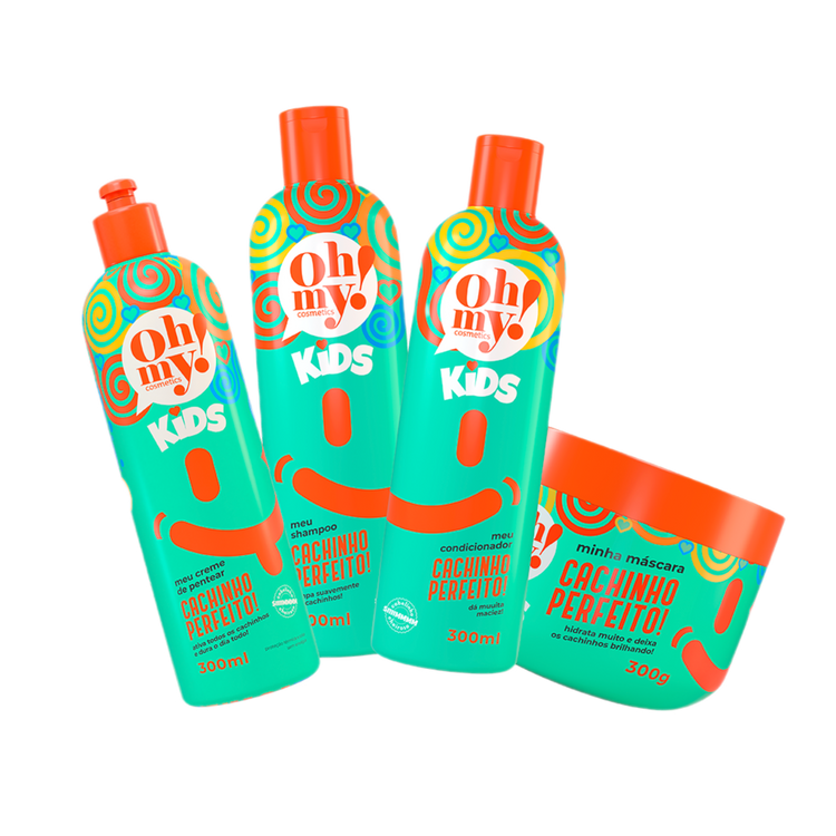 set de shampoo, condicionador e creme de pentear
