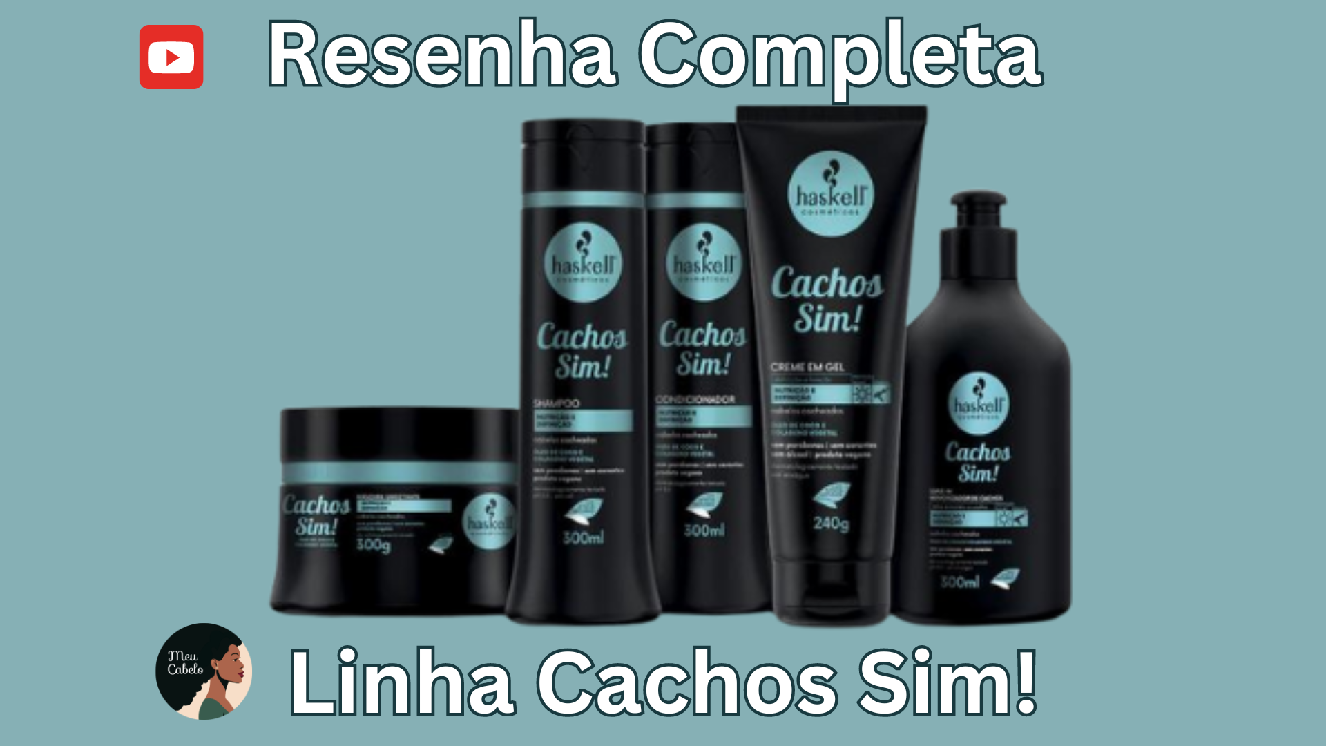Carregar vídeo: resenha completa com a influencer Juliana Louie a testar todos os produtos da linha Cachos Sim ! da Haskell